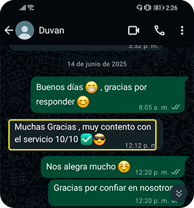 Testimonio Duvan
